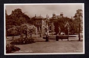 Scotland Dollar Park FALKIRK Real Photo Postcard RP RPPC Carte Postale PC