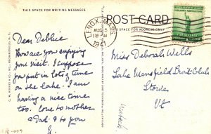 Lee, Massachusetts - The Lee Public Library - in 1941