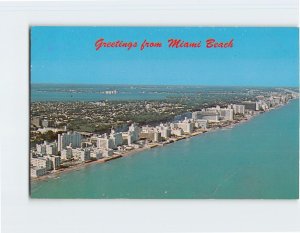Postcard Greetings from Miami Beach, Florida