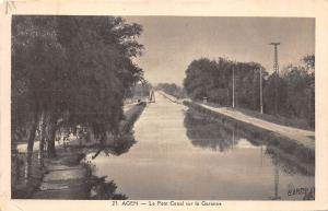 BF3208 le pont canal sur la garonne agen france