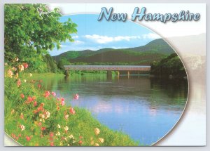 State View~Cornish Covered bridge @ Cornish New Hampshire~Continental Postcard