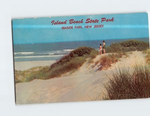 Postcard Island Beach State Park Seaside Park New Jersey USA