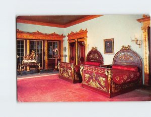 Postcard Luxurious bedroom of John, Ringling Residence, Sarasota, Florida