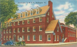 Burlington Vermont Community YMCA Linen Postcard Unused