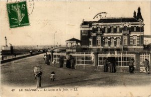 CPA Le TRÉPORT Le Casino et la Jetée (416350)