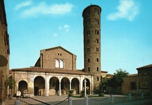 Postcard S. Appolinaire Nuovo Basilica By King Theodoric Church Ravenna Italy