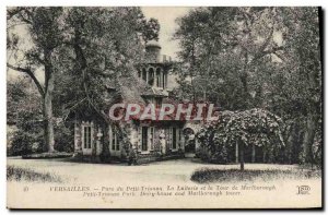 Old Postcard Versailles Park Petit Trianon Dairy and Marlborough tower