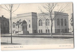 Mankato Minnesota MN Postcard 1907-1915 Public Library