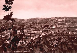 Vintage Postcard Real Photo Canelli Panorama Generale Canelli Italy IT RPPC