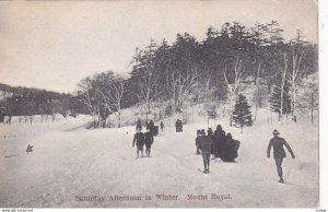 MOUNT ROYAL , Quebec , Canada , 00-10s ; Skiing; Saturday Afternoon in Winter