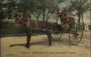 Plymouth NH 150th Anniv Horse Chaise 1913 Albertype Postcard