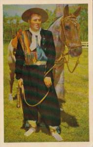 Uruguay Montevideo Gaucho En Traje De Fiesta