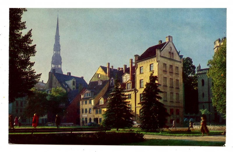 Latvia - Riga. Dwelling Houses in Meistaru Street