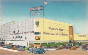 Webb's City Worlds's Most Unusual Drug Store St Petersburg FL Florida pm 1950