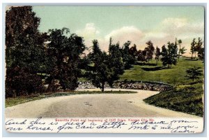 Kansas City Missouri Postcard Sacarritts Point & Beginning Of Cliff Drive c1905s