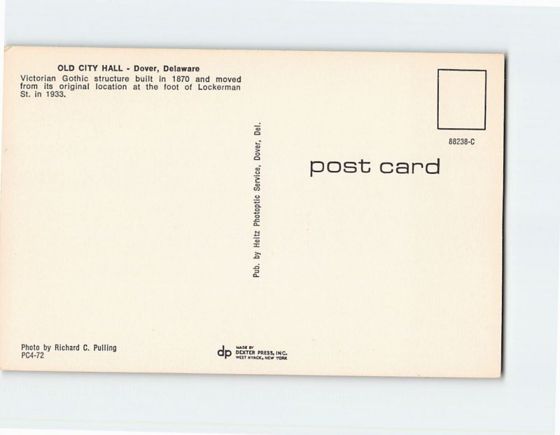 Q-44302 Old City Hall Dover Delaware USA
