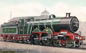 Atlantic Express Locomotive Northern Cornwall Train 1416 Antique Postcard