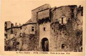 CPA CORDES Porte de la Jane (615137)