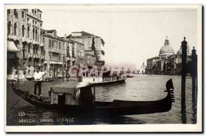 Old Postcard Italy Venice Grand Canal