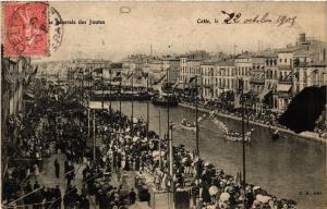 CPA Vue générale des Joutes - CETTE le 22 october 1909 (511062)