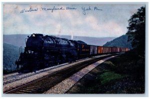 c1940 Western Maryland Railway Salutes York Interstate Fair Baltimore Postcard