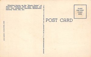 Waterfront and Wharf Waterfront and Wharf - Wheeling, West Virginia WV Postcard