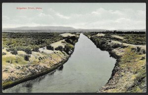 Irrigation Ditch Idaho Unused c1910s