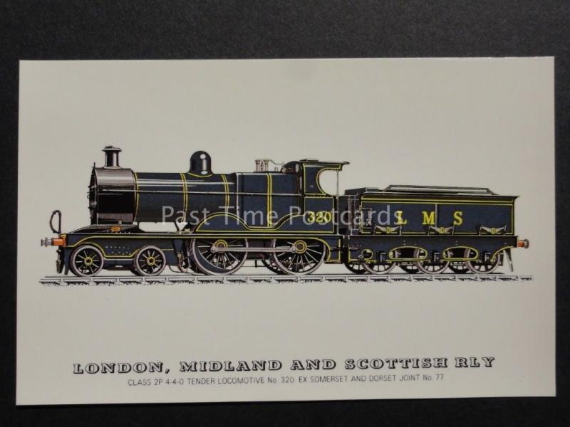 LMS Class 2P 4-4-0 No.320 Locomotive by Prescott c1970's