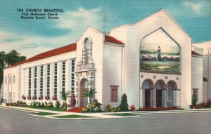 Vintage Postcard The Church Beautiful First Methodist Church Daytona Beach FL