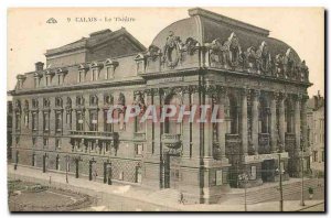 Old Postcard Calais Theater