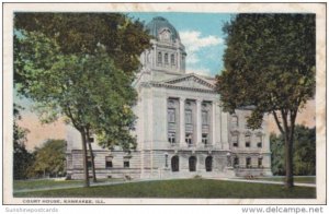 Illinois Kankakee Court House Curteich