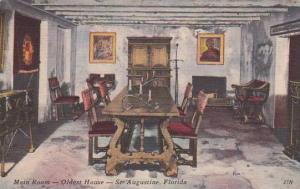 Florida Saint Augustine Main Room Oldest House  Albertype