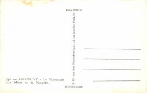 Lot135 africa algeria Laghouat real photo the monument to and the mosque