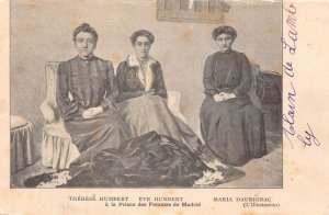 Spain 1903 Therese Humbert Eve Humbert Prison des Femmes Madrid postcard B908