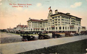 Asbury Park New Jersey 1913 Postcard The New Monterey Hotel