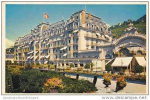 Switzerland Montreux Palace Hotel Montreux 1953