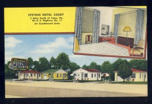 Yulee, Florida/FL Postcard,  Stevens Hotel Court/Motel, US Highway 17