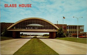 Glass House Restaurant Will Rogers Turnpike Oklahoma Postcard PC448