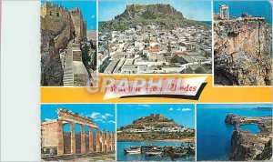 Modern Postcard Souvenir from Rhodes