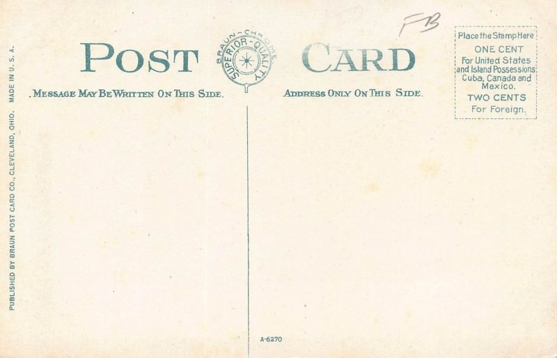 LPD63    Cleveland Ohio  Postcard Brookside Park Scene