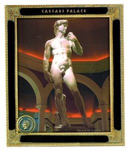 5 X 6 inch, Statue of David, Caesars Palace, Las Vegas, Nevada