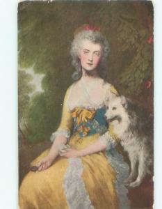 Divided-Back DOG SCENE Great Postcard AA9382