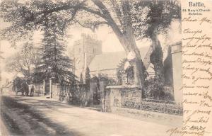 BR62332 st mary church exterior battle    uk