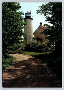 Beaver Head Light at Beaver Island at The Great Lakes 4x6 Postcard 1744