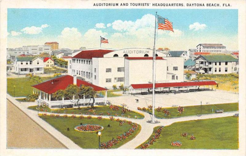 Florida Daytona Beach   Auditorium and Tourists headquarters