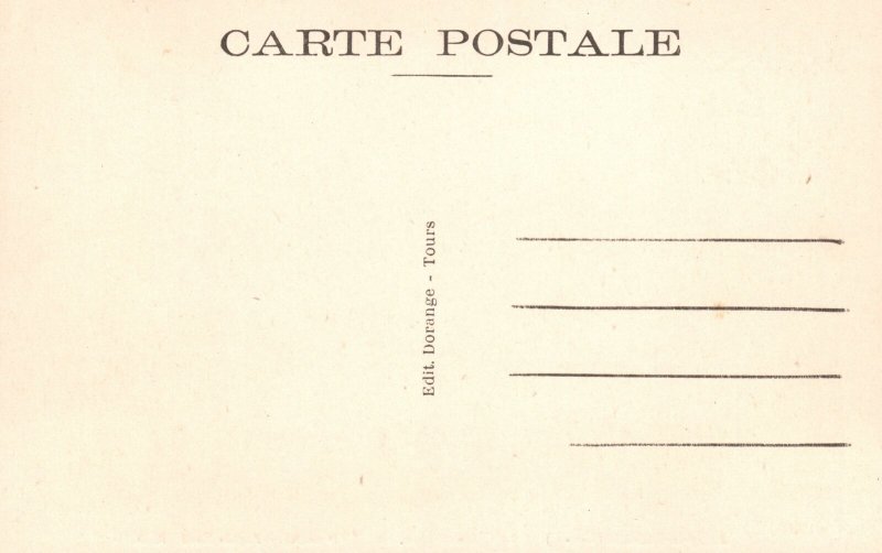 Vintage Postcard Azay-Le-Rideau Le Chateau Facade Nord France