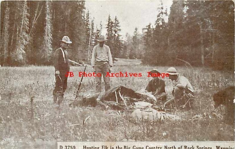 WY, Rock Springs, Wyoming, Elk Hunting, Hunters, Williamson-Haffner No D3750