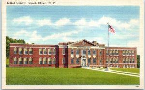 Postcard - Eldred Central School - Eldred, New York