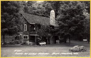 RPPC-Scene at Little Norway, Blur Mounds, Wis. 