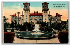 Vintage 1910's Advertising Postcard The Alcazar Hotel St. Augustine Florida